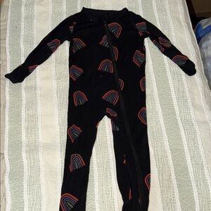 Black Rainbow Kids One Piece